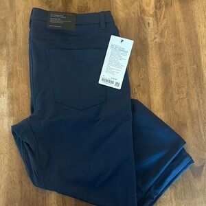 Lululemon ABC Warpstreme 34x32 Slim Fit Navy Blue Pants